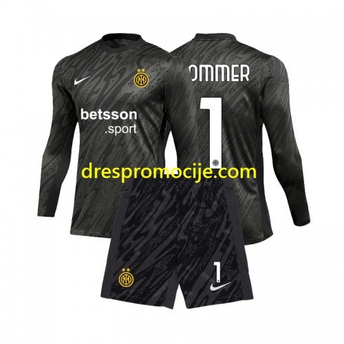 Inter Milan Yann Sommer 1 Dres Golmanski Dječji Treći 2024/2025 Dugim Rukavima Inter Milan Yann Sommer 1 Dres Golmanski Dječji Treći 2024/2025 Dugim Rukavima